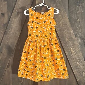 Retrolicious Pumpkin Pattern Dress